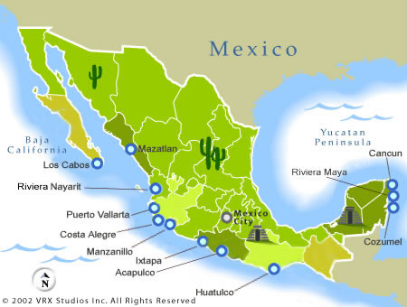 Manzanillo Mexico Map. Alegre, Manzanillo, Mexico